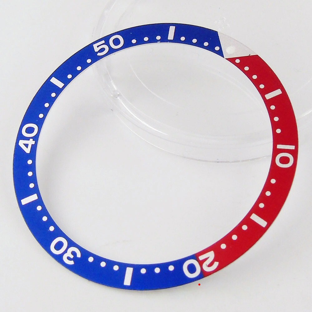 39mm Alloy Watch Bezel Insert Ring For 45mm Watch Case White Marks Watch Parts🎁