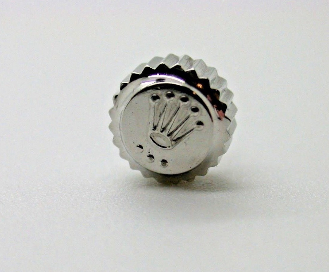 Genuine Rolex Crown B24-704-0 Stainless Steel Loose No Package New Watch Part -G