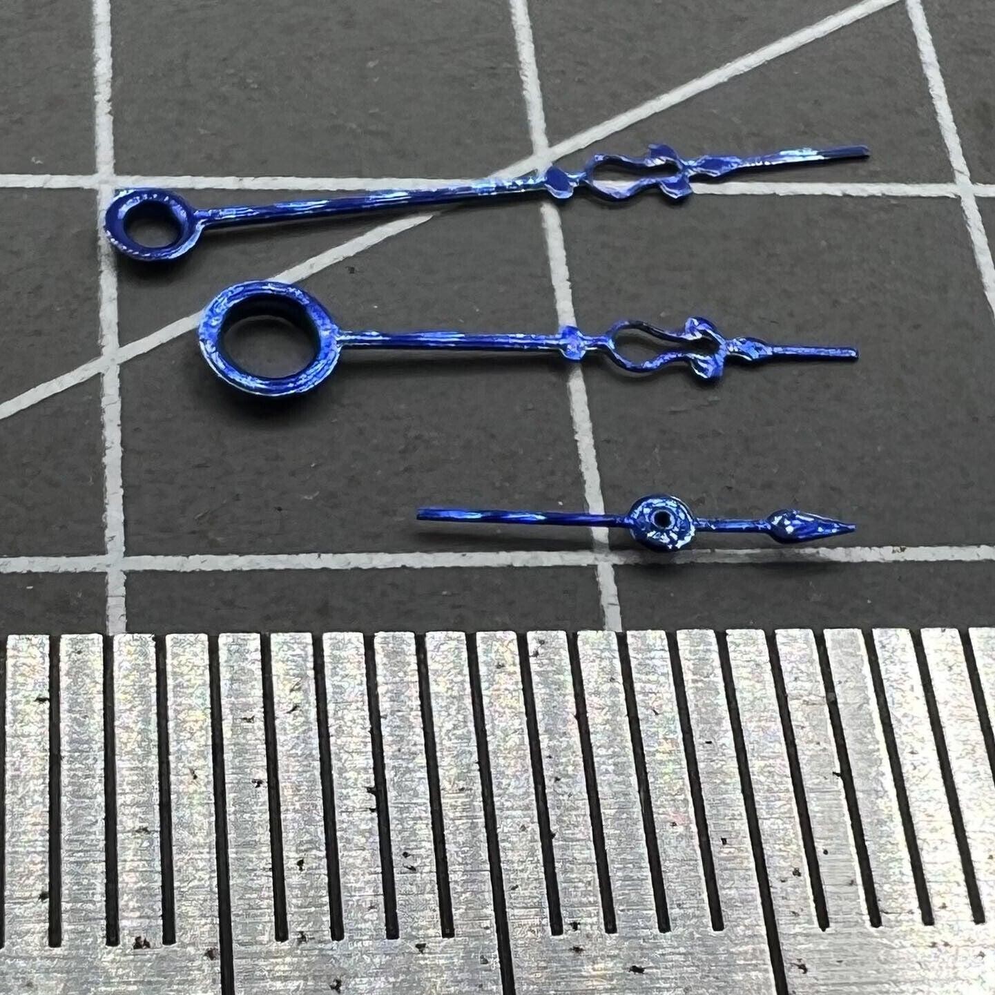 Blue Floral Watch Hands for Seagull ST3600/ST3621/ETA6497/ETA6498 Movement