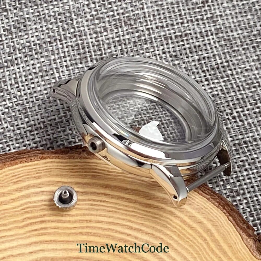 316L Watch Case for NH35 NH38 ETA2824 PT5000 10ATM Domed Sapphire Crystal 40mm