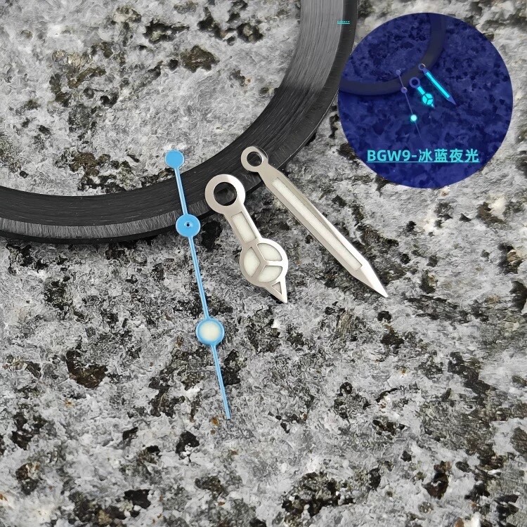 1 Set Color Luminous Watch Hands 13 x12.5x 9mm for ETA 2824,2836,8200