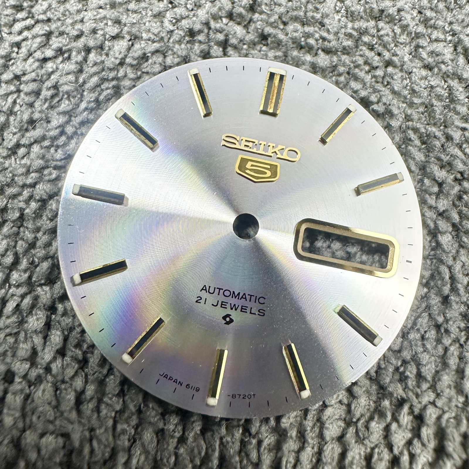 ORIGINAL NOS DIAL FOR VINTAGE SEIKO 6119-8550 6119-855A 6119-855B 6119-8590