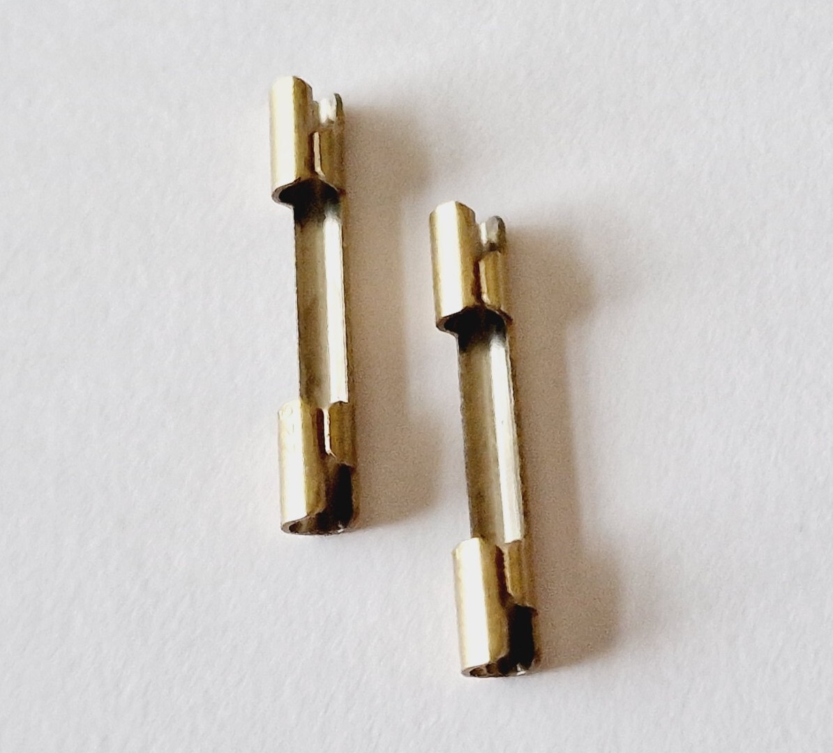 Omega Bracelet End Piece/Link Gilt Reference 225 Genuine (x2)
