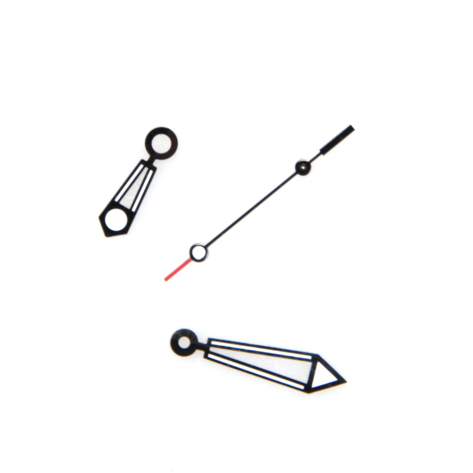 Black Watch Hands Needle Pointer Repalcement Part For ETA 2824-2 Watch Movement