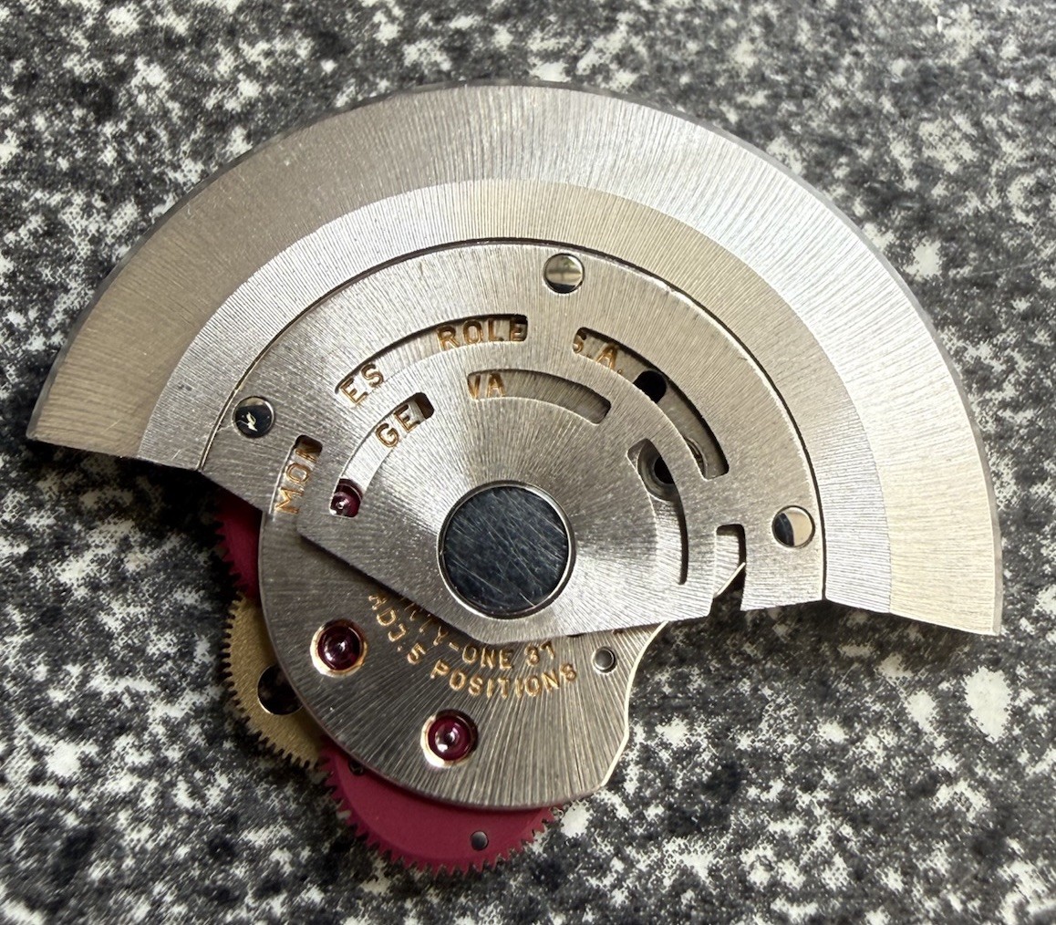 Genuine Rolex 3135 3130 Rotor Oscillating Weight Module Part 145
