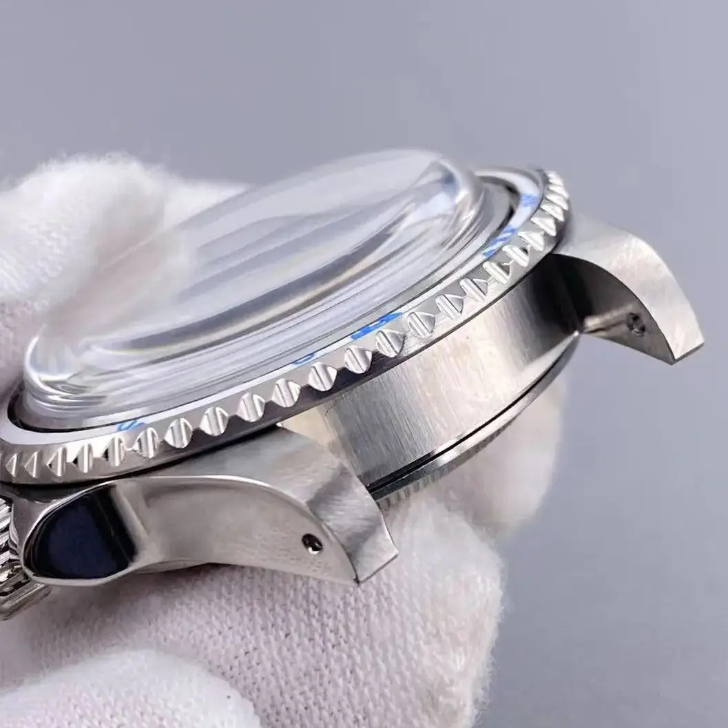 NH35 Vintage Case 39.5MM Stainless Steel 120-Click Watch Case with Sub/Gmt Alloy