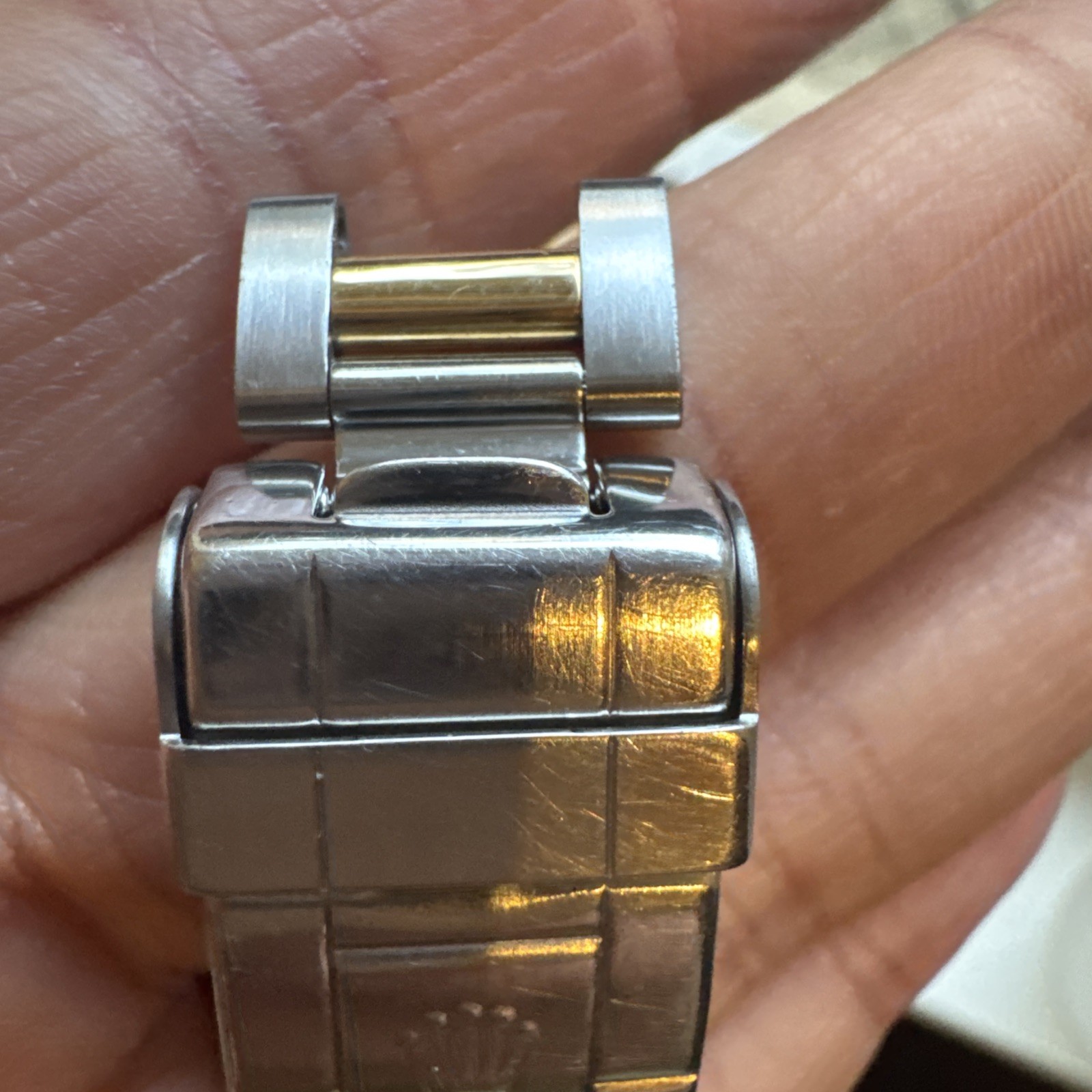 Vintage Rolex 93153-18 16613 16803 Submariner clasp U4 Circa 1988