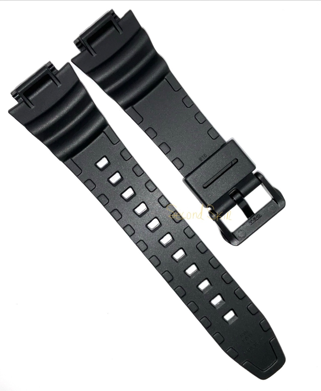 Genuine Casio Black Watch Band Strap SGW-500H-2BV + Pins