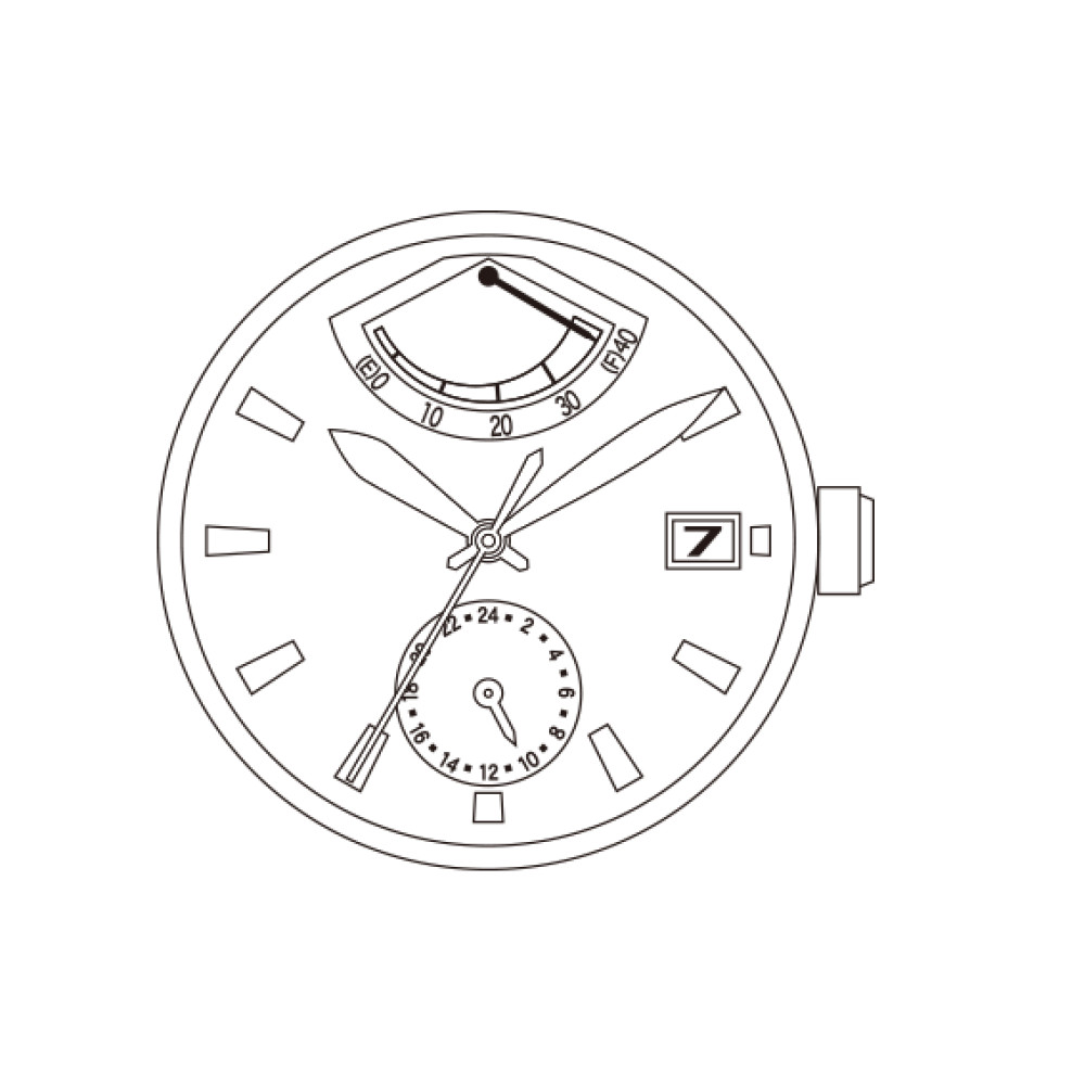 Miyota/Citizen 9132 LTD 3 Hand Automatic Mechanical Watch Movement NEW