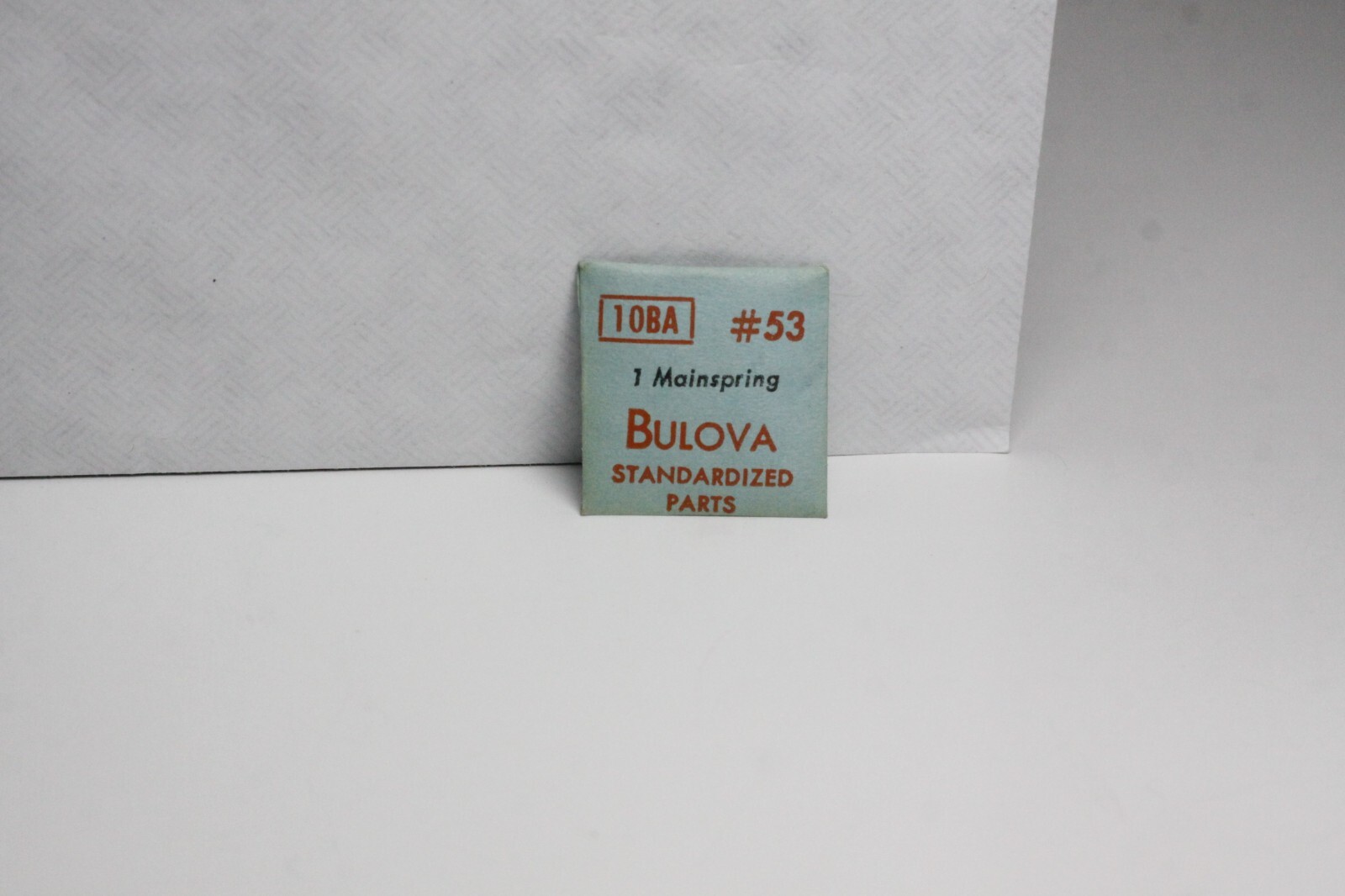 NOS Genuine Bulova Mainspring for 10BA 46T