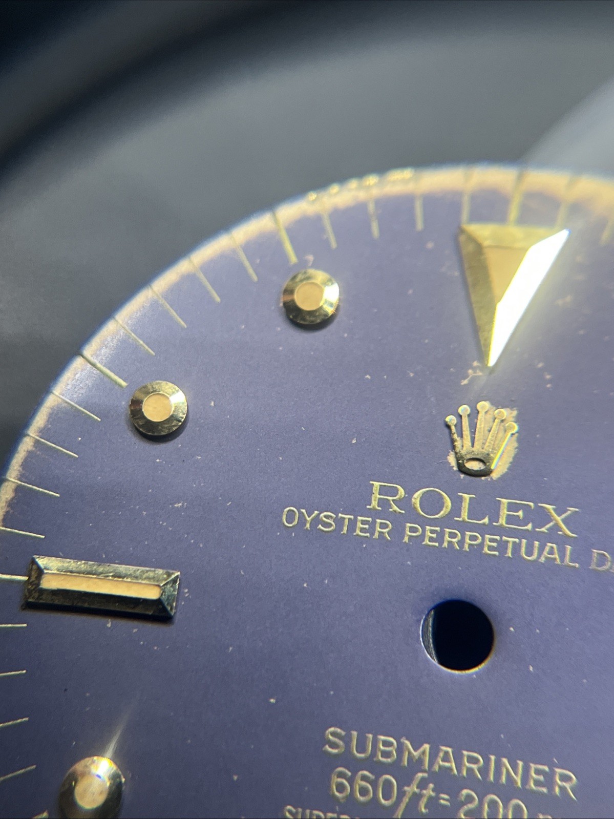 Genuine Rolex Submariner 1680 Blue Nipple Dial