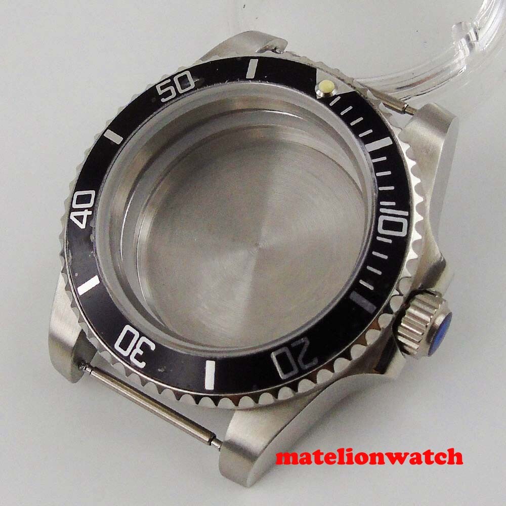 40mm Sapphire Glass Watch Case Fit NH35A Miyota8215 821A ETA2824 DG2813 PT5000