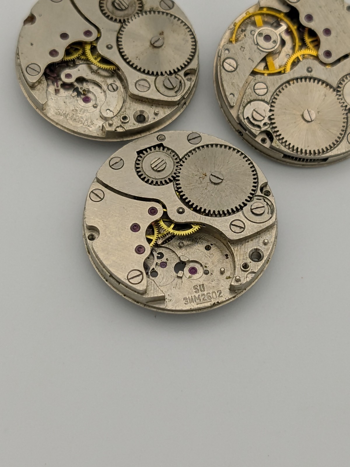 ZiM Pobeda 2602 Movement Soviet USSR For Parts Or Repairs