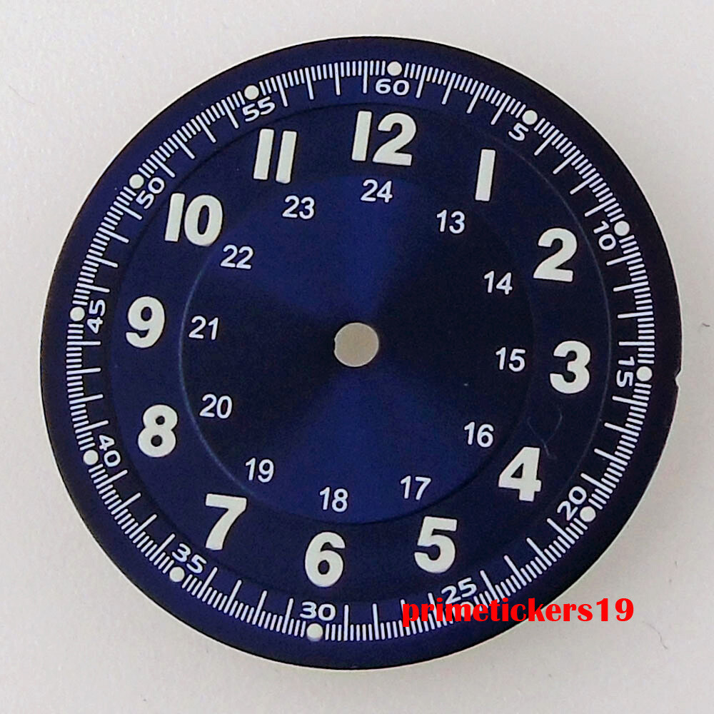 29mm Multicolor Watch Dial Hands Set Luminous Fit NH35 NH36 ETA2824 PT5000 Movt
