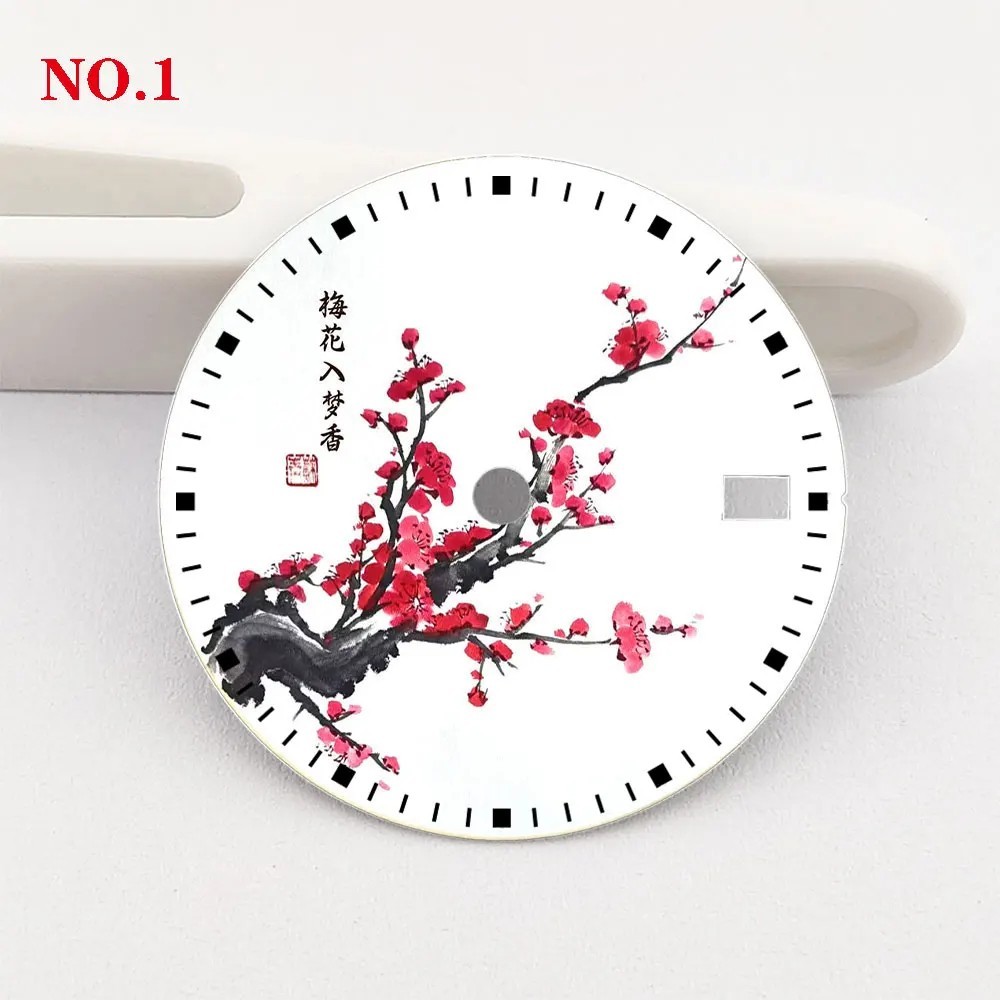 28.5mm Watch Dial for NH35 NH36 Movement Color Printed Series Accessories Part