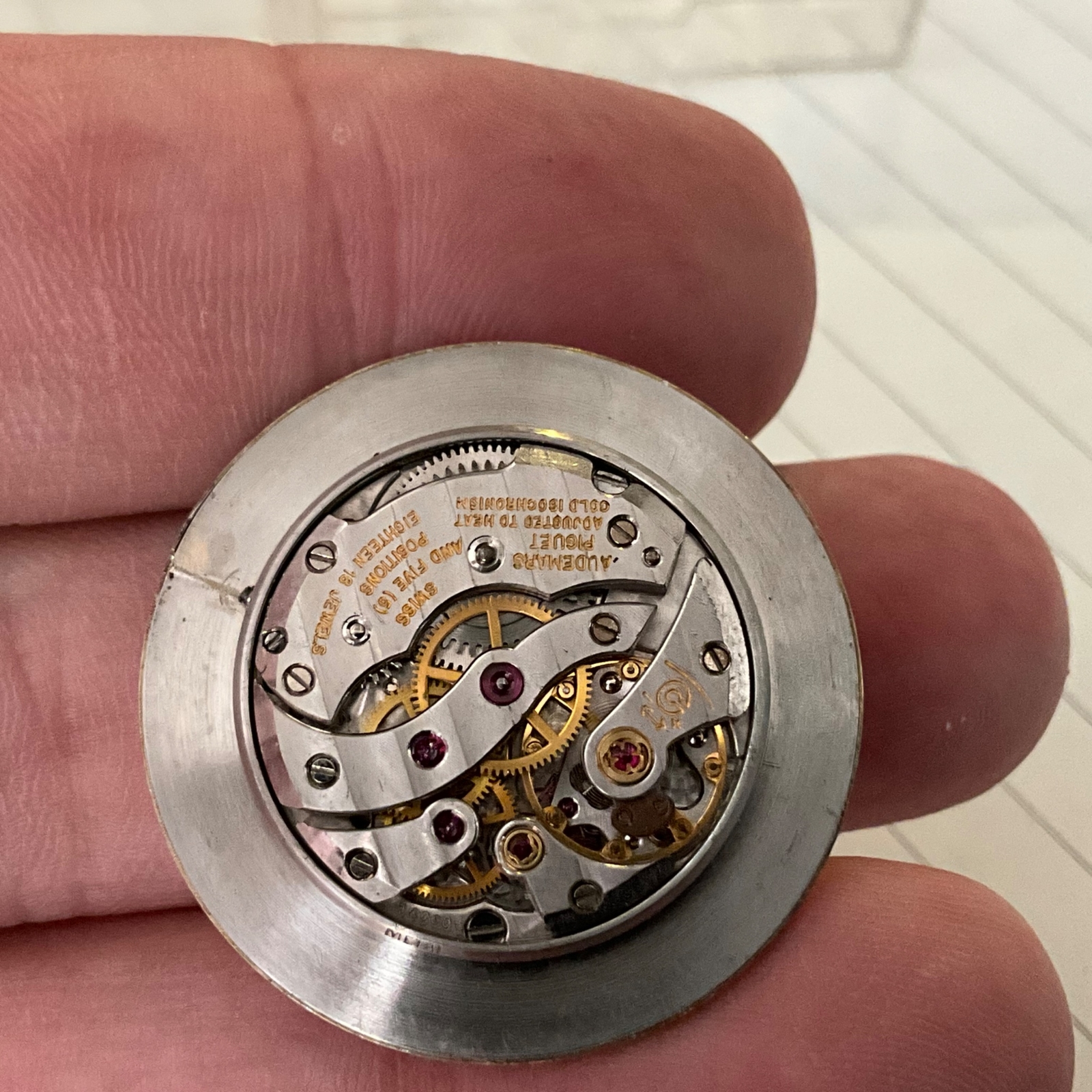 AUDEMARS PIGUET DRESS DIAL AND MOVEMENT 100%O ORIGINAL 30MM CALIBER K 2001