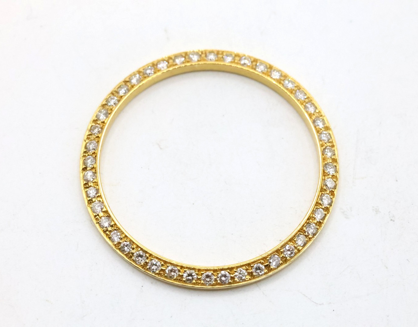 Custom Rolex 1803 Day-Date 18K Yellow Gold & Diamond Bezel For 36mm Head #364