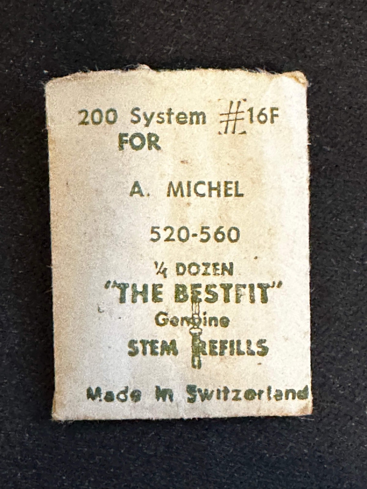 BESTFIT stem for A. Michel caliber 520, 560