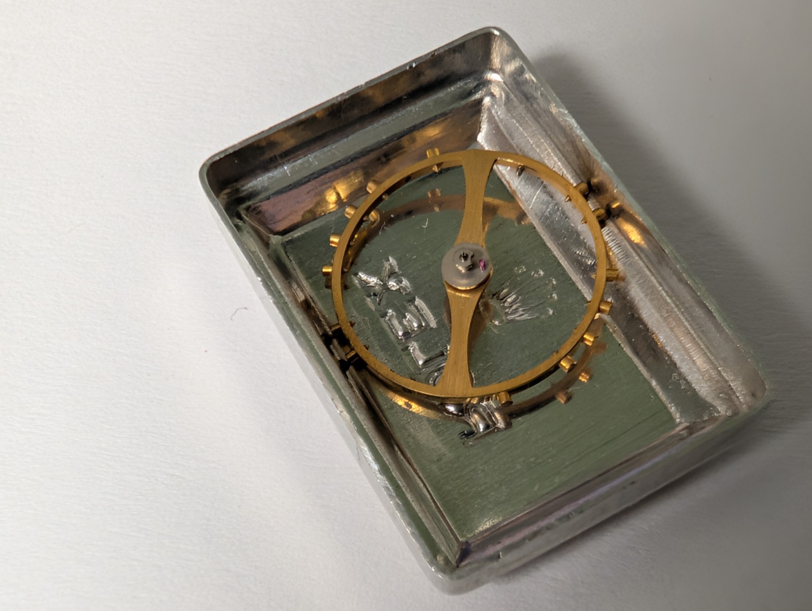 open used Rolex 1560 8106 Balance Complete no spring for watch repair/parts