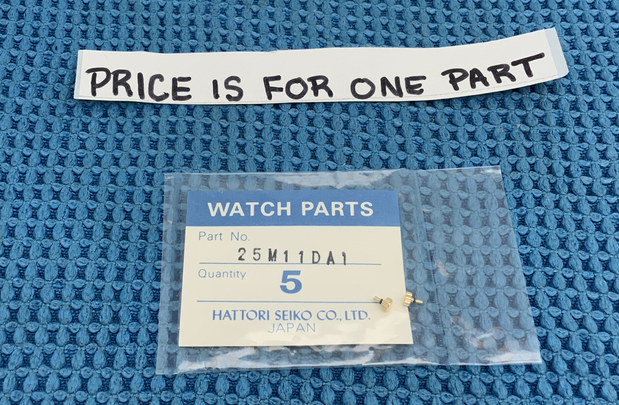 SEIKO crown 25m11da1. Original. New Old Stock. Price Is For One Crown. 22m-30n L