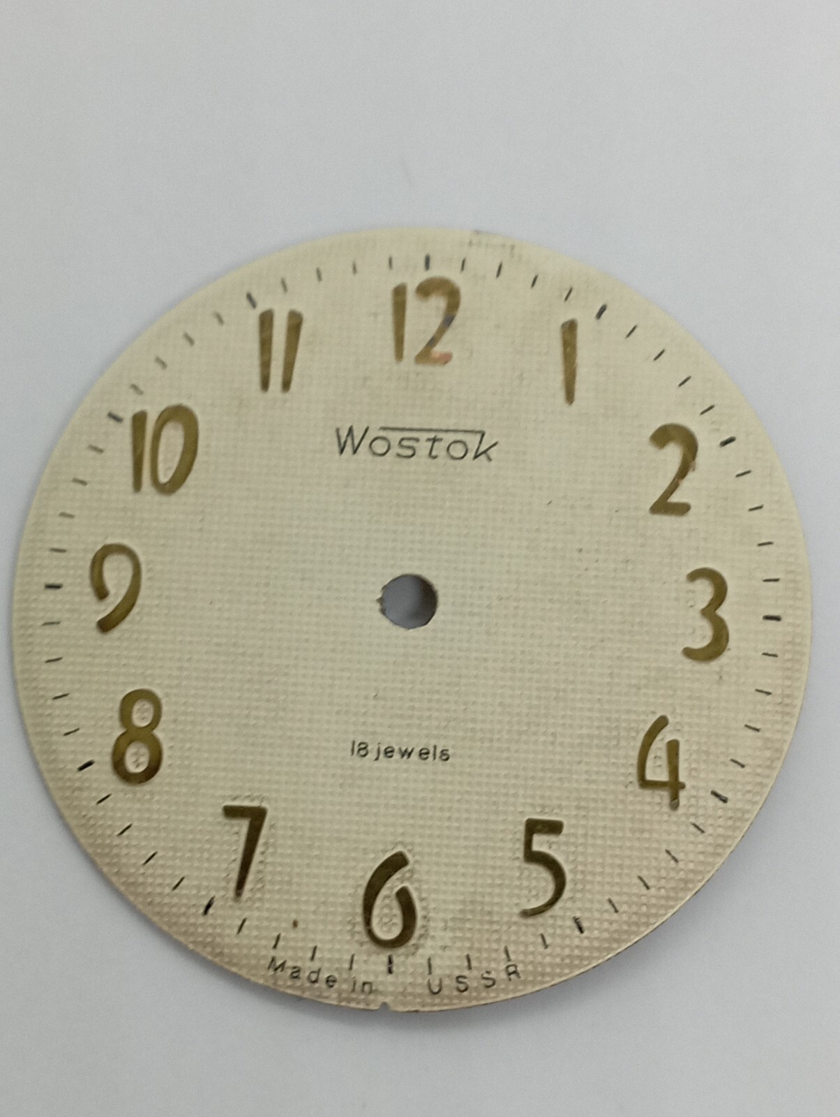 Vintage New NOS DIAL FOR Vostok 2pcs. Wostok Восток Watch 18 Jewels Cal. 2209