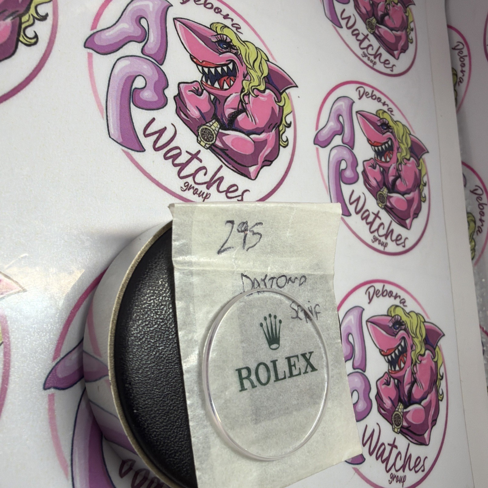 Rolex 295 Glass LOGO Serif For All Daytona 40mm Genuine 116508 116523 116518 Ecc