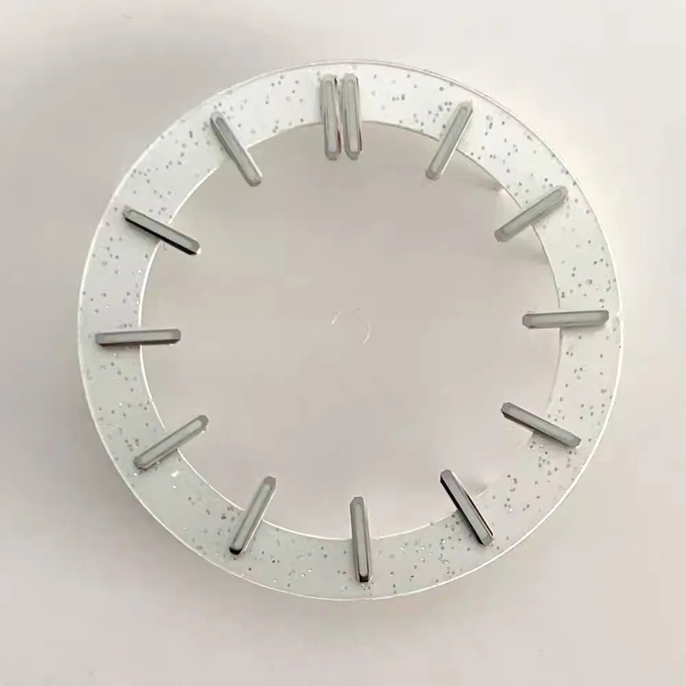 31.8mm Skeleton Dial Transparent Starry Sky Watch Face Replacement Part For NH70