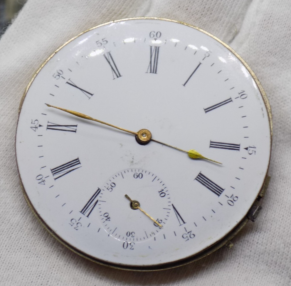 IWC 1888 International Watch Co. Schaffhausen 15J Pocket Watch Movement Parts