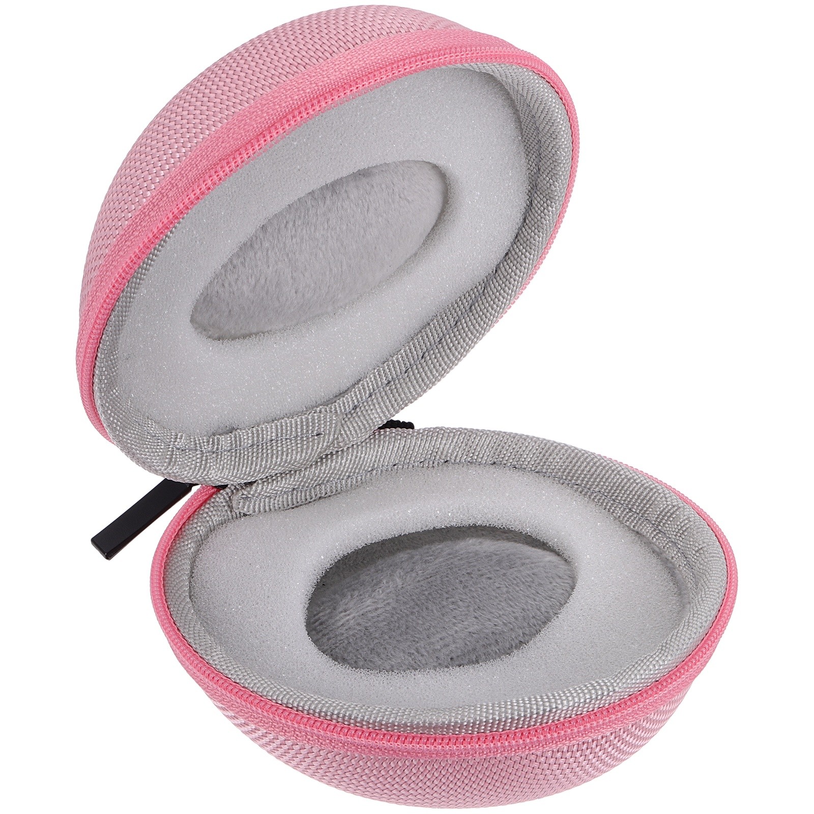 Watch Travel Case 1 Slot Velvet Watch Storage Box Up to 50mm / 2 Inch, Pink