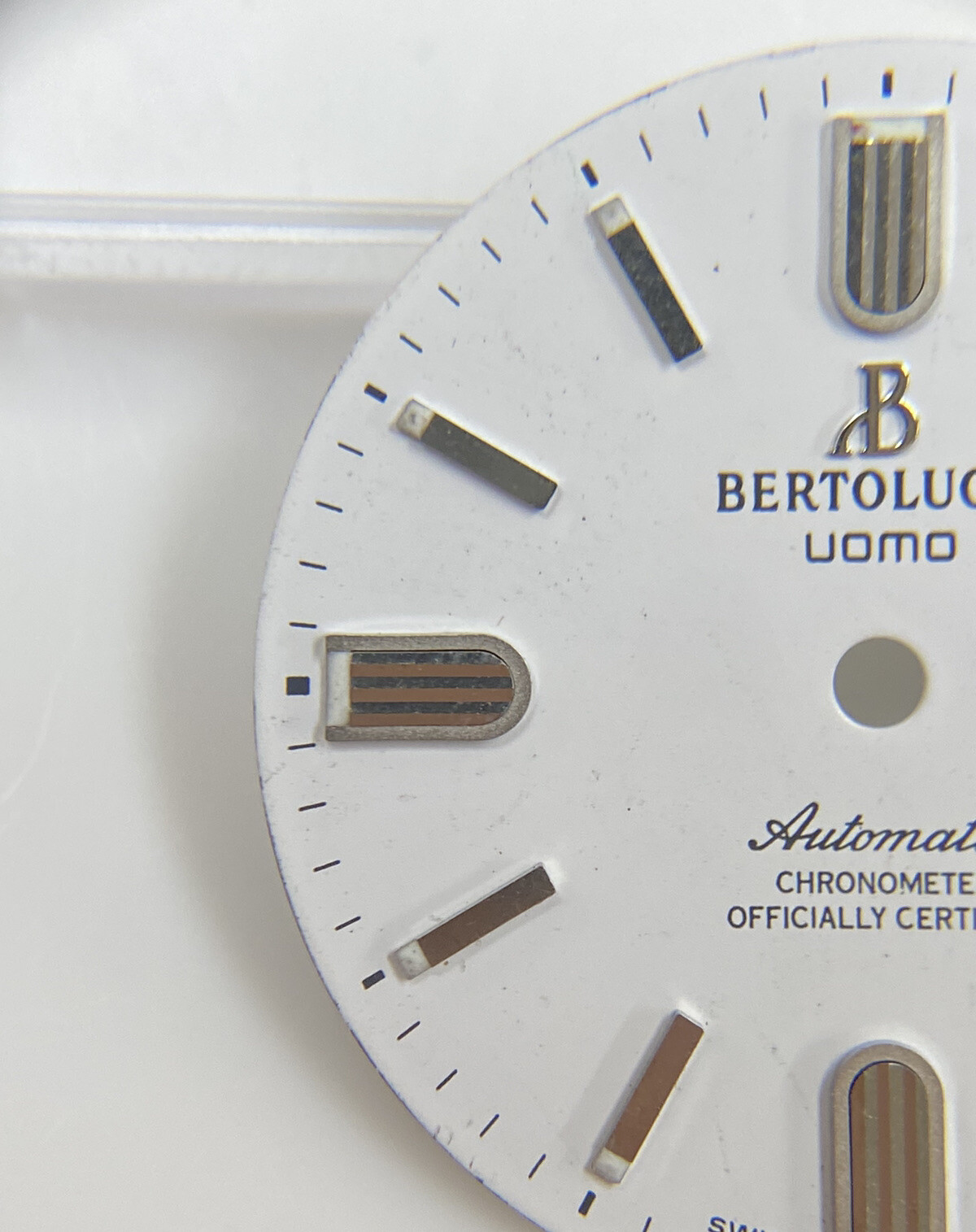 Original Bertolucci Uomo Automatic 28mm White Dial Ref: 884.55.41.10B