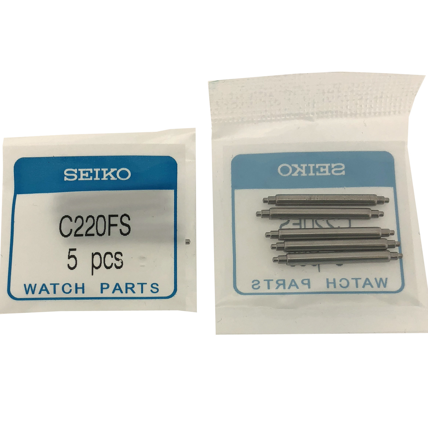 GENUINE SEIKO SKX007 Spring Bars C220FS 22mm FAT BARS SKX173 SKX009