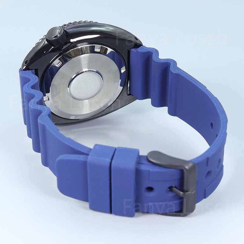 45mm Modify Seiko Skx009 Mod Watch Case+Blue Strap 10ATM For Seiko NH34 35 36 38