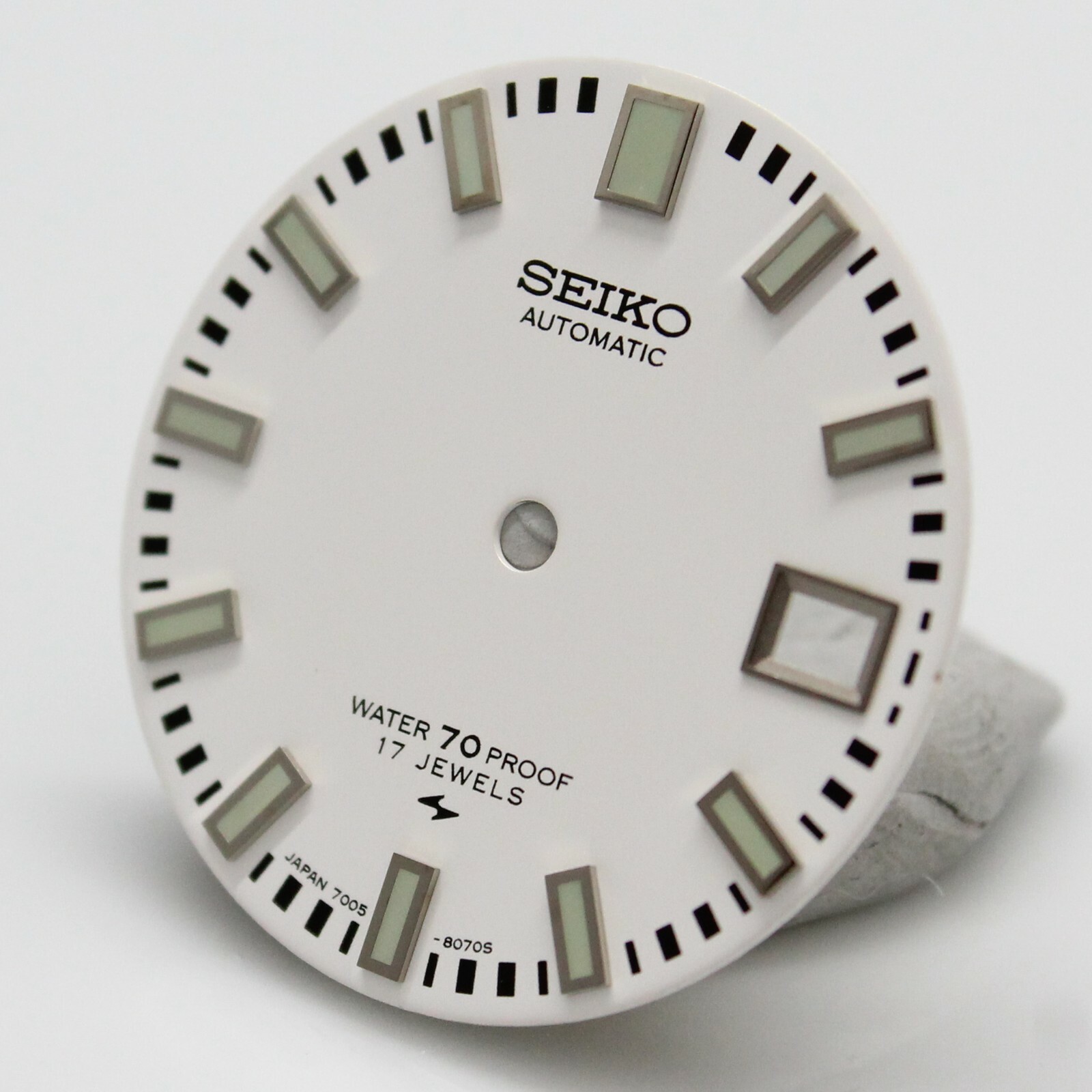 White Dial for Seiko diver 7005 8052 8050 Green Poor Man’s 62MAS Proof 17 Jewel