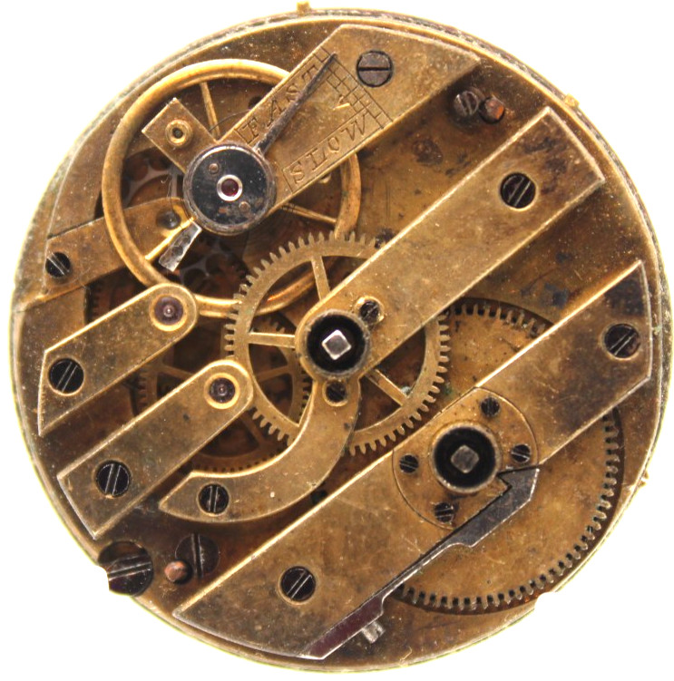 HIGH GRADE VICTORIAN KEY-WIND POCKET WATCH MOVEMENT 31.7mm (LO2)