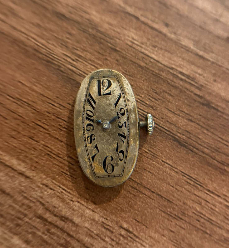 Vintage Solvil Fancy Large Number Art Deco Dial Movement Watch
