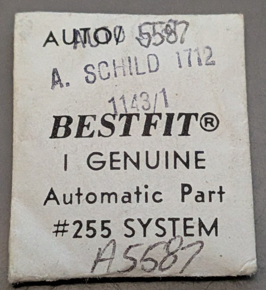 NOS NEW BESTFIT A Schild 1712 Watch Part # 5587 / 1143 Oscillating Weight