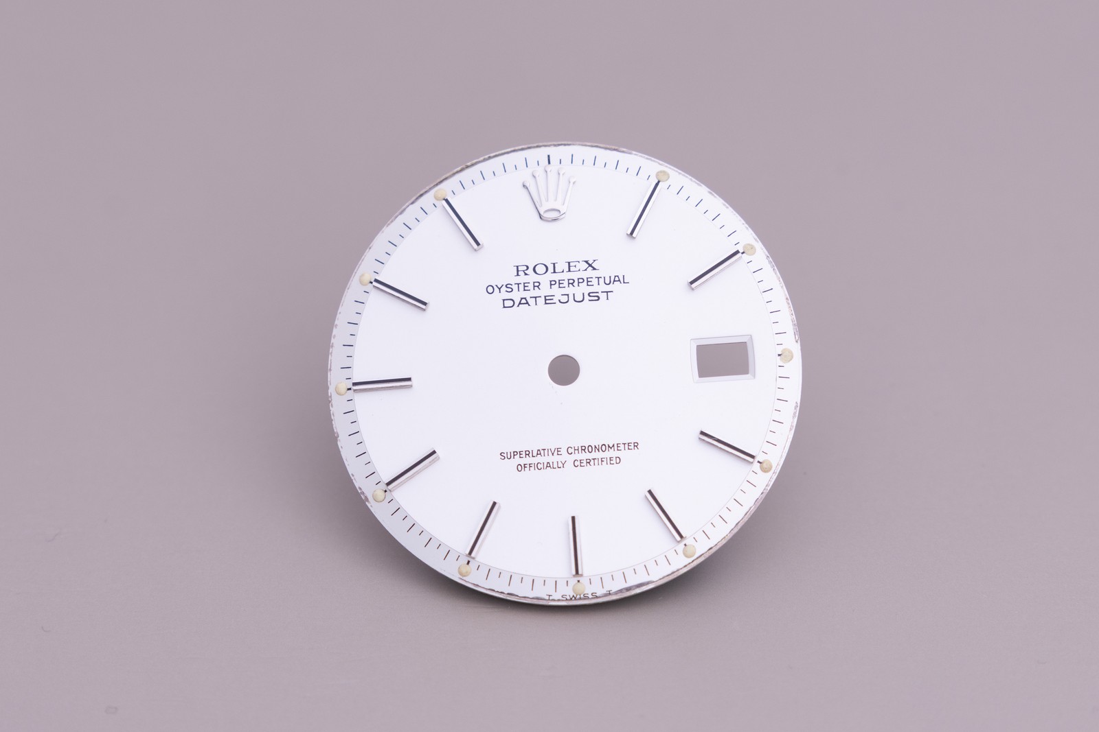 Rolex Datejust silver Stick dial for model 1601 FCD12483