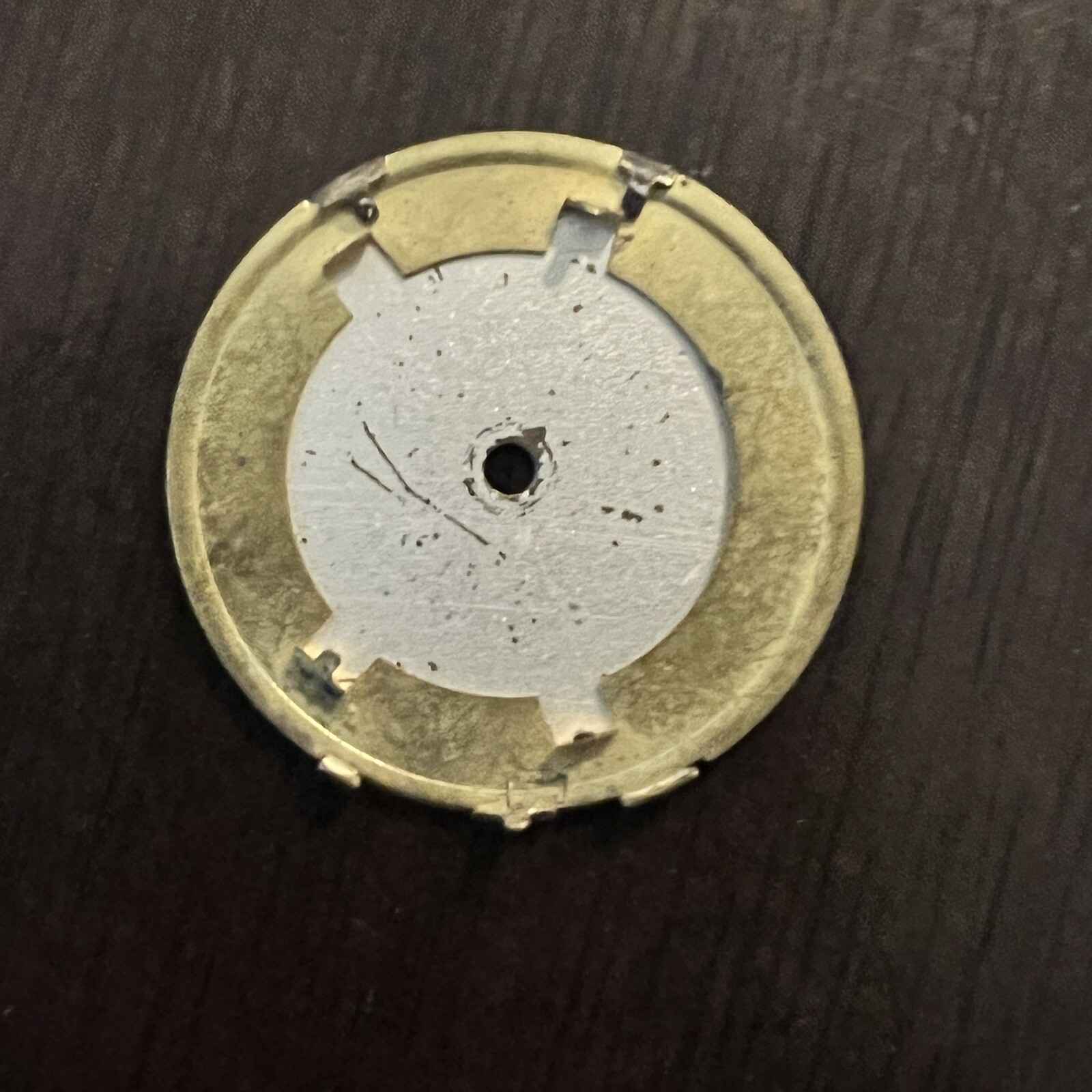 ANTIQUE INGERSOLL SHOCKPROOF WATCH DIAL MADE IN USA, FOR PARTS