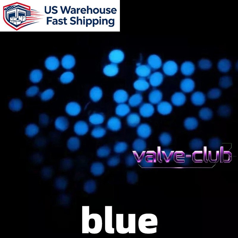 PEARL PIP BLUE LUME FOR BEZEL INSERT FOR ROLEX SUBMARINER CERAMIC 116610 SILVER