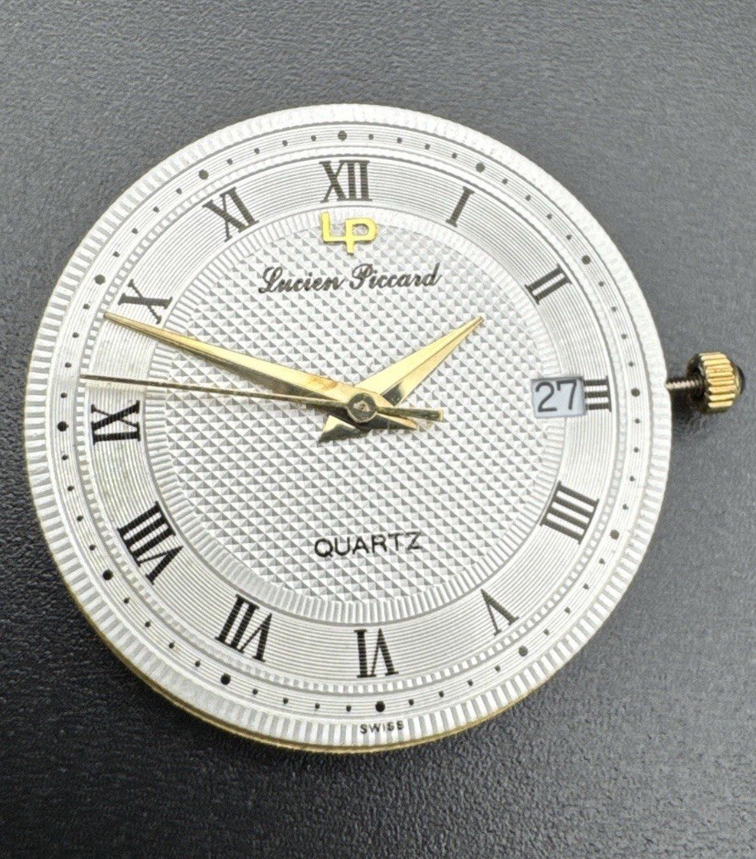 Lucien Picard Watch Dial and Movement – Ronda 5j Swiss Quartz – Running