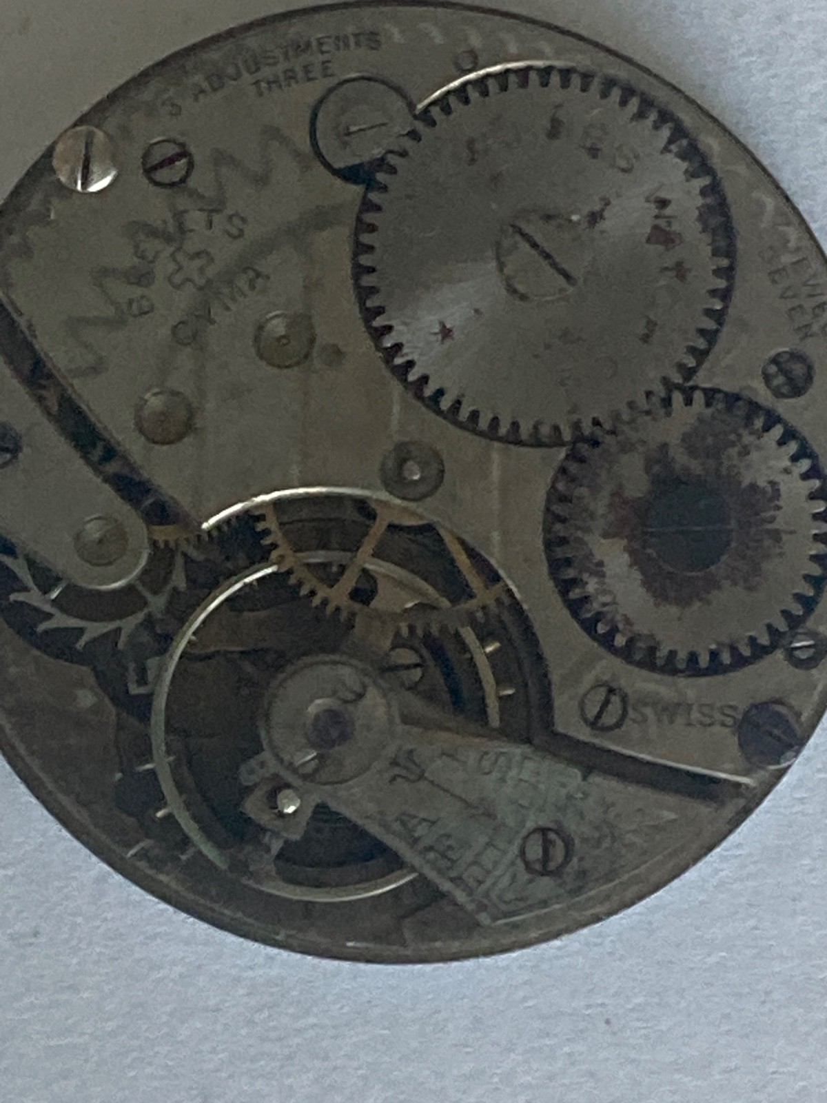 Mixed Watch Movement/Dial Repair or Parts Only Lot Ingraham/Elgin