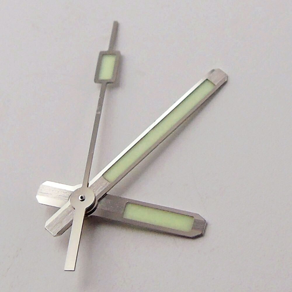 Japan C3 Super Lume Solid Watch Hands Fit For NH35 NH36 4R35 7029 Movement Green