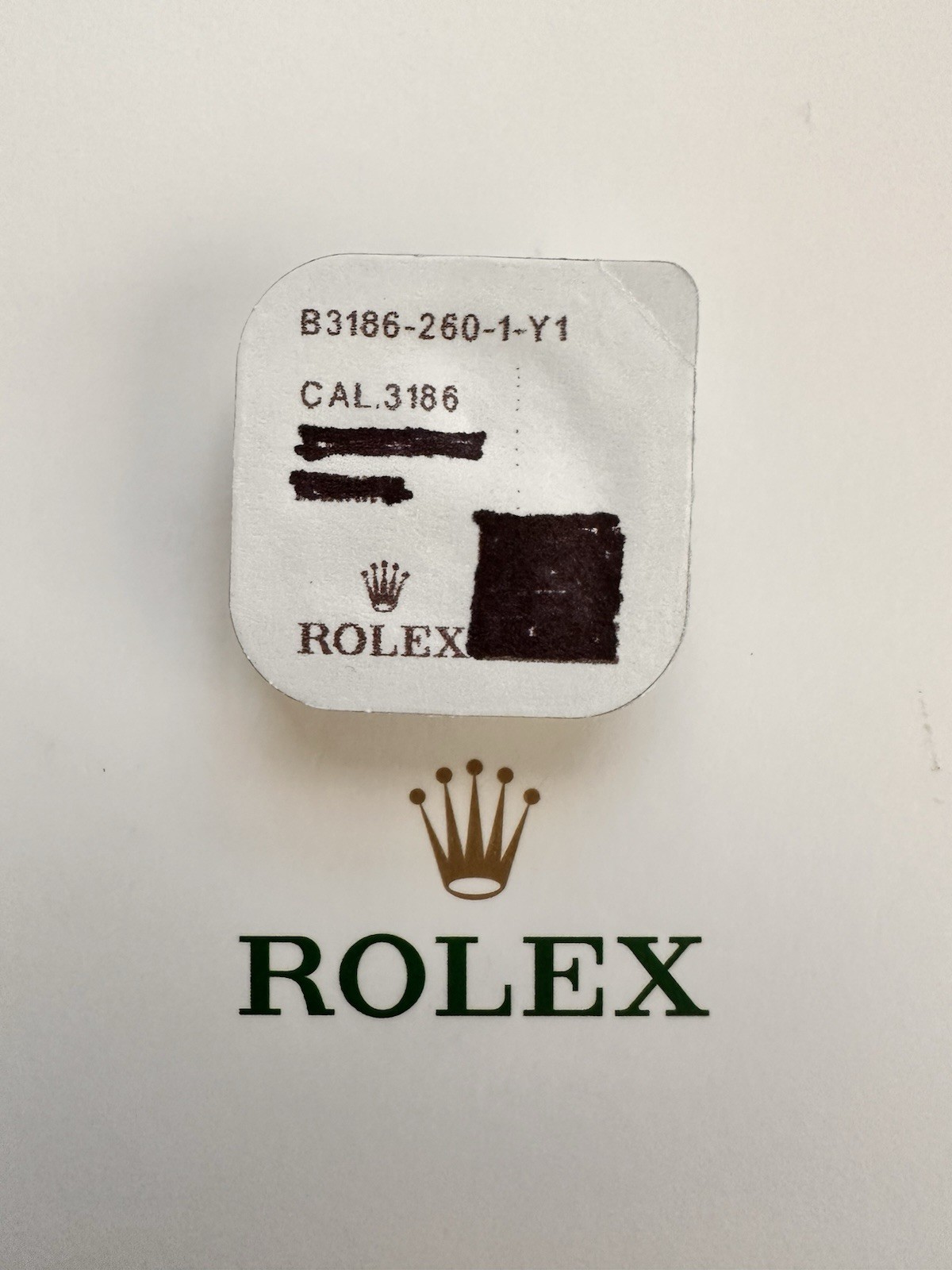 Genuine Rolex 3186-260 Minute Wheel 3186 3187 New/factory Sealed