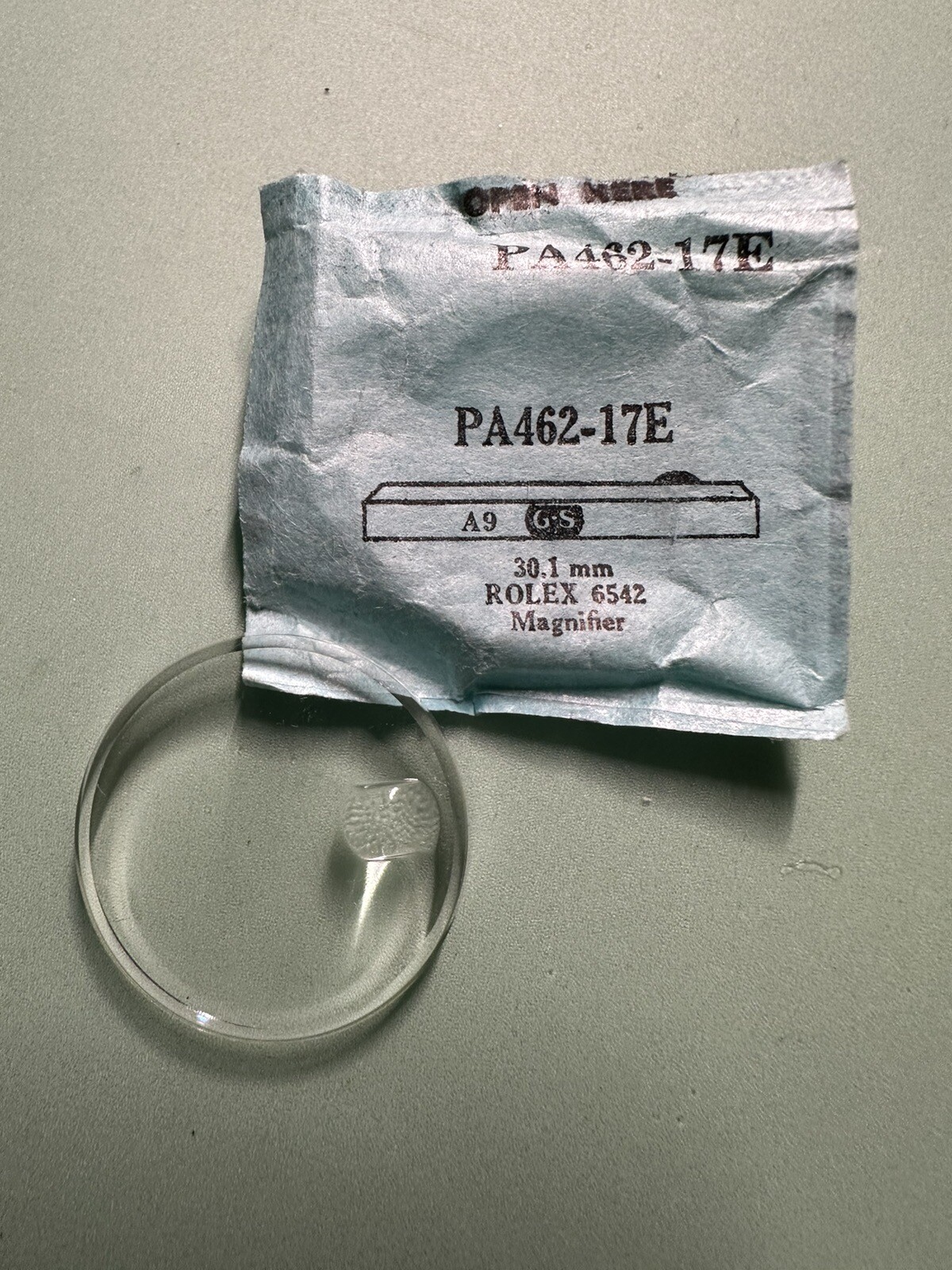 Genuine G&S Service Cyclops Crystal For Rolex 6542 GMT 30.1mm