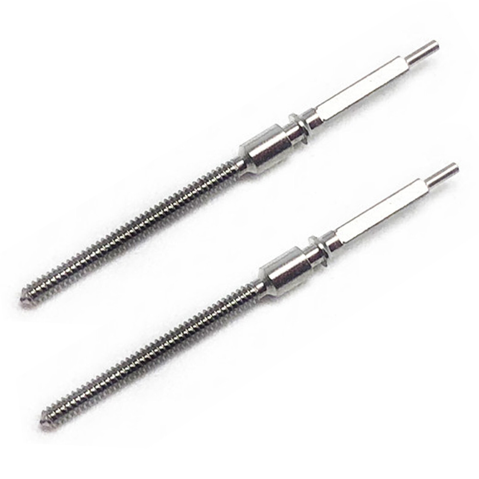 2 Pack Metal Watch 0.9mm Winding Stem Replacement Parts For 7750 7751 Movement h