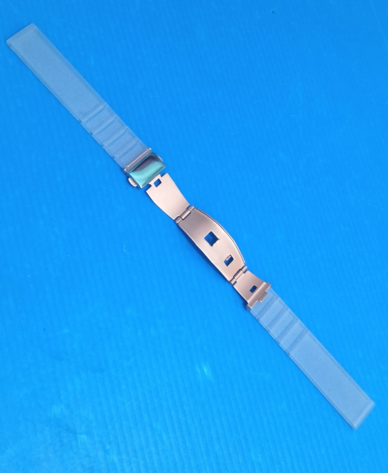 generic high quality clear silicone strap fold over or folded, 16mm