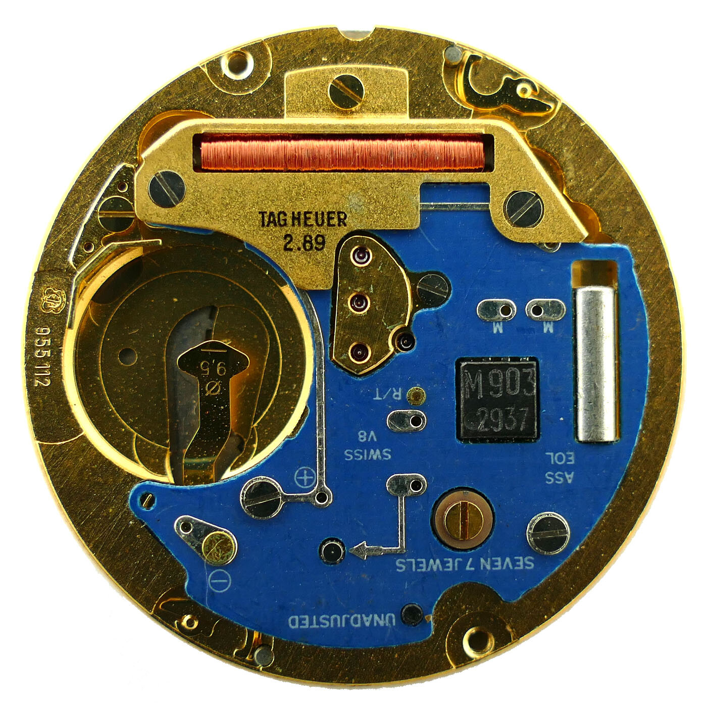 TAG HEUER PROFESSIONAL 200 METERS WHITE DIAL & 955412 MOVEMENT