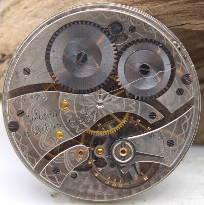 1936 WALT HAM POCKET WATCH MOVEMENT 28987024 GRADE 209 12s 9j (FL3)