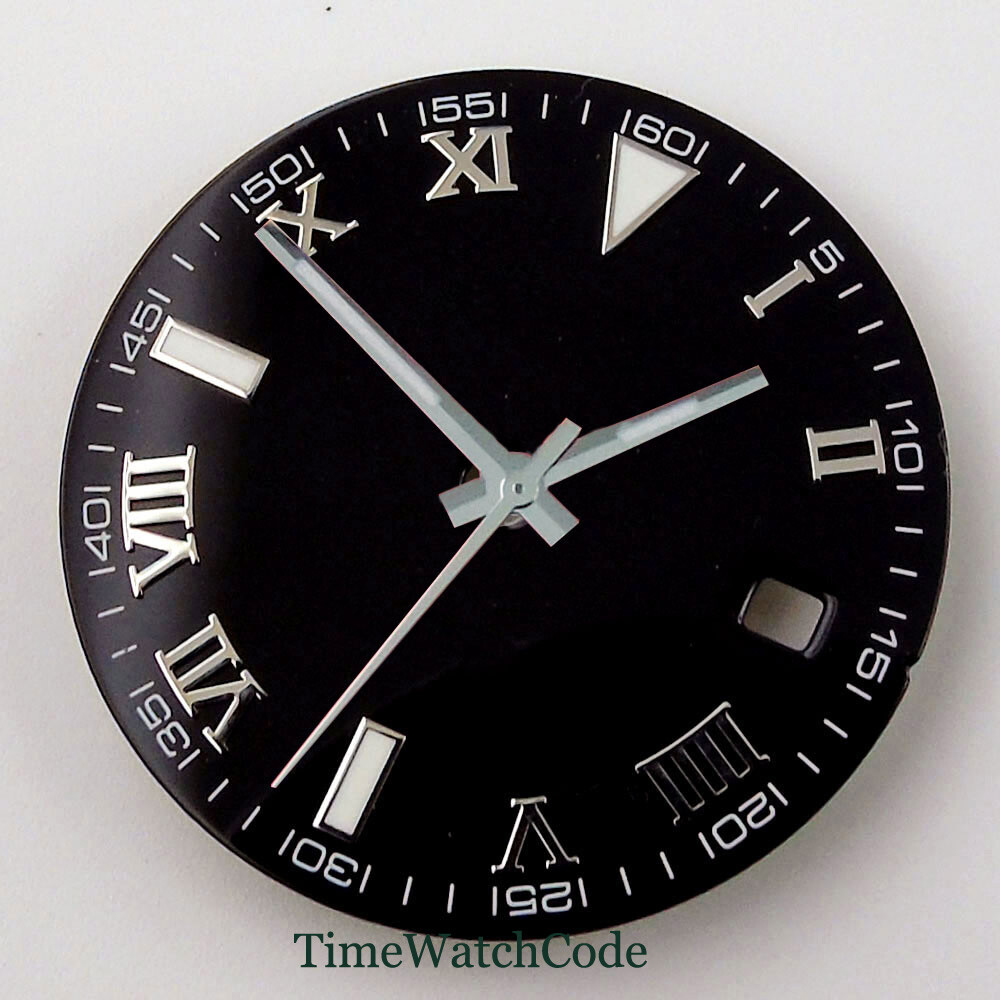 29mm Watch Dial+Hands Fit NH35A ETA 2824 PT5000 Miyota 8215 821A DG2813 Date