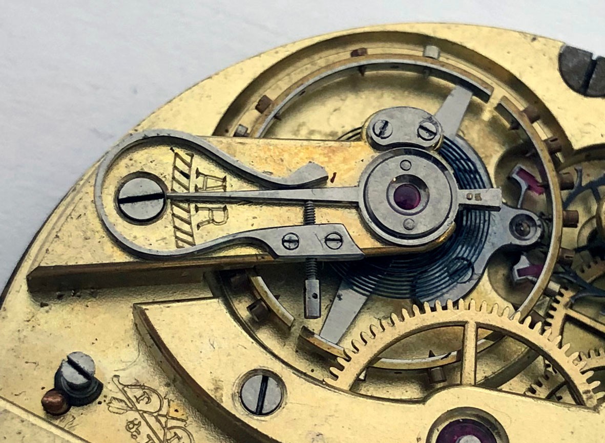 Rare For Part ANTIQUE Pocket Watch Swiss Movement Enamel Dial Repair 44 mm